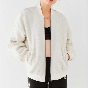 Adidas Originals Superstar Faux Sherpa Teddy Jacket